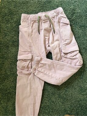 Hanna Andersson Cargo Jogger Pants - rose pink